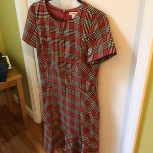 Plaid Brooks Brothers dress size 8